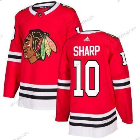 Adidas Ungdomen Chicago Blackhawks #10 Patrick Sharp Röd Autentisk Stitched NHL Hemma Tröjor