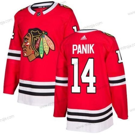 Adidas Ungdomen Chicago Blackhawks #14 Richard Panik Röd Autentisk Stitched NHL Hemma Tröjor