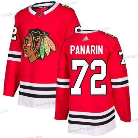 Adidas Ungdomen Chicago Blackhawks #72 Artemi Panarin Röd Autentisk Stitched NHL Hemma Tröjor