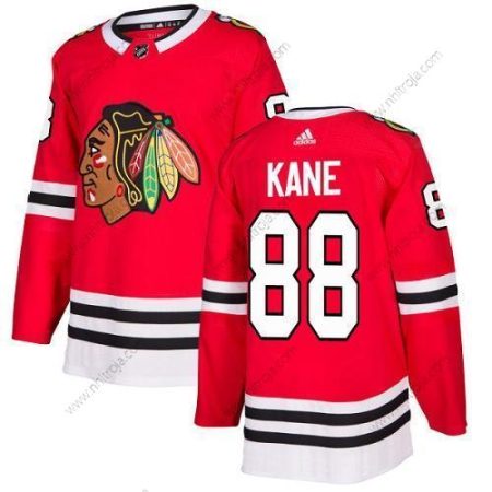 Adidas Ungdomen Chicago Blackhawks #88 Patrick Kane Röd Autentisk Stitched NHL Hemma Tröjor