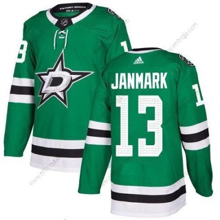 Adidas Ungdomen Dallas Stars #13 Mattias Janmark Grön Autentisk Stitched NHL Hemma Tröjor