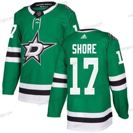 Adidas Ungdomen Dallas Stars #17 Devin Shore Grön Autentisk Stitched NHL Hemma Tröjor