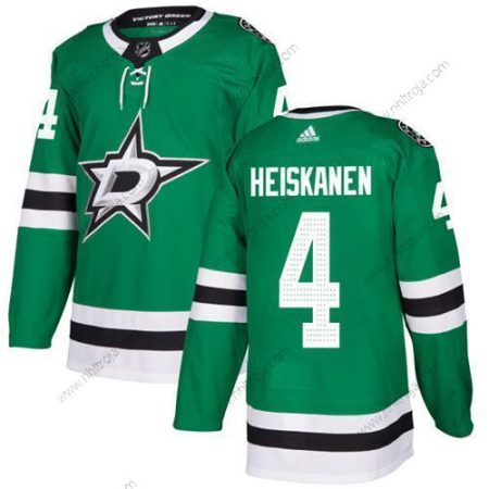 Adidas Ungdomen Dallas Stars #4 Miro Heiskanen Grön Autentisk Stitched NHL Hemma Tröjor