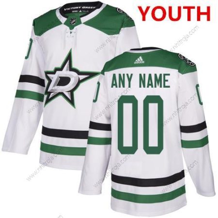 Adidas Ungdomen Dallas Stars Skräddarsydda Vit Autentisk NHL Borta Tröjor