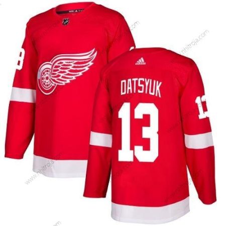 Adidas Ungdomen Detroit Red Wings #13 Pavel Datsyuk Röd Autentisk Stitched NHL Hemma Tröjor