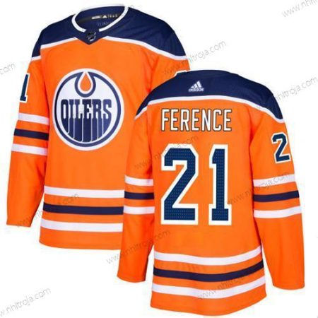 Adidas Ungdomen Edmonton Oilers #21 Andrew Ference Orange Autentisk Stitched NHL Hemma Tröjor