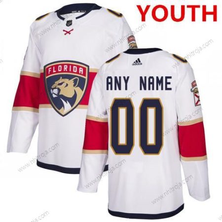 Adidas Ungdomen Florida Panthers Skräddarsydda NHL Autentisk Vit Tröjor