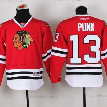 Barn Chicago Blackhawks #13 Cm Punk Röd Tröjor