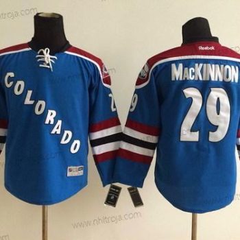 Barn Colorado Avalanche #29 Nathan Mackinnon Blå Tredje tröjan Tröjor