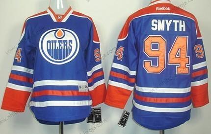 Barn Edmonton Oilers #94 Ryan Smyth Royal Blå Tröjor