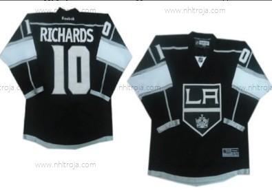 Barn Los Angeles Kings #10 Mike Richards Svart Tröjor