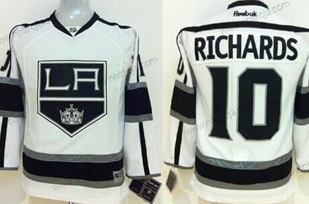 Barn Los Angeles Kings #10 Mike Richards Vit Tröjor