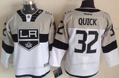 Barn Los Angeles Kings #32 Jonathan Quick 2015 Stadium Series Grå #2 Vit Tröjor