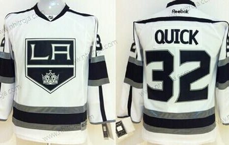 Barn Los Angeles Kings #32 Jonathan Quick Vit Tröjor