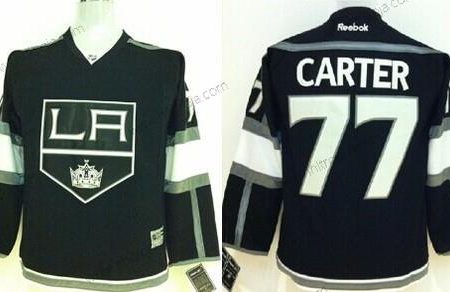 Barn Los Angeles Kings #77 Jeff Carter Svart Tröjor