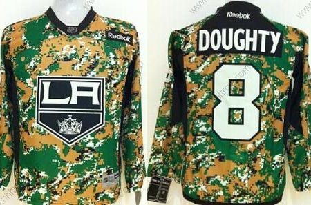 Barn Los Angeles Kings #8 Drew Doughty 2014 Camo Tröjor