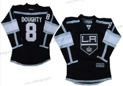 Barn Los Angeles Kings #8 Drew Doughty Svart Tröjor