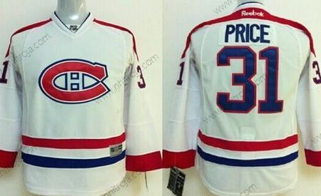 Barn Montreal Canadiens #31 Carey Price Vit Tröjor