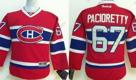 Barn Montreal Canadiens #67 Max Pacioretty Röd Tröjor