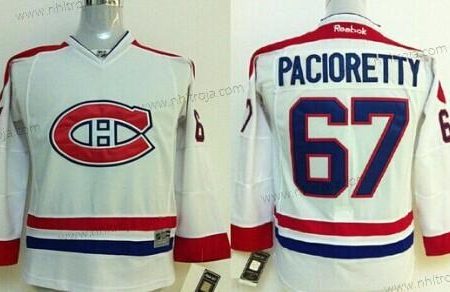 Barn Montreal Canadiens #67 Max Pacioretty Vit Tröjor