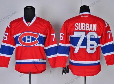 Barn Montreal Canadiens #76 P.K. Subban Röd Tröjor