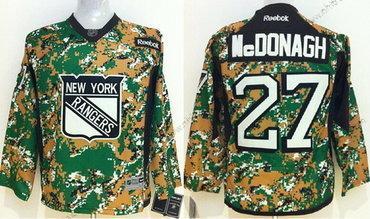 Barn New York Rangers #27 Ryan Mcdonagh 2014 Camo Tröjor