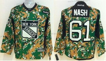 Barn New York Rangers #61 Rick Nash 2014 Camo Tröjor