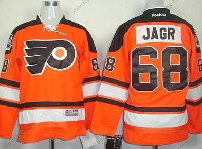 Barn Philadelphia Flyers #68 Jaromir Jagr 2012 Vinter Klassisk Orange Tröjor