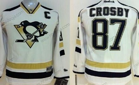 Barn Pittsburgh Penguins #87 Sidney Crosby 2014 Stadium Series Vit Tröjor