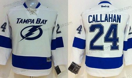 Barn Tampa Bay Lightning #24 Ryan Callahan New Blå Tröjor