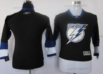 Barn Tampa Bay Lightning Blank Svart Tröjor