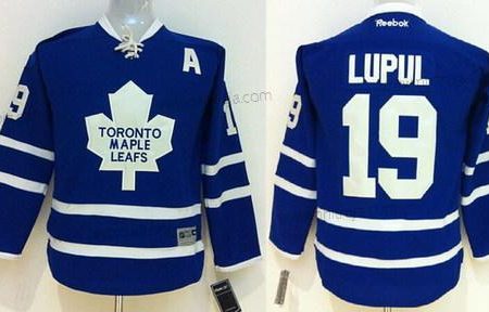 Barn Toronto Maple Leafs #19 Joffrey Lupul Blå Tröjor