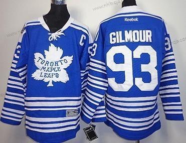 Barn Toronto Maple Leafs #93 Doug Gilmour 2014 Vinter Klassisk Blå Tröjor