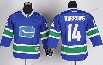 Barn Vancouver Canucks #14 Alexandre Burrows Blå Tredje tröjan Tröjor