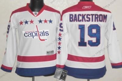 Barn Washington Capitals #19 Nicklas Backstrom Vit Tredje tröjan Tröjor