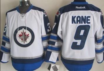 Barn Winnipeg Jets #9 Evander Kane Vit Tröjor