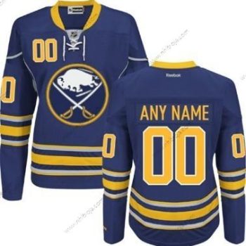 Dam Buffalo Sabres Skräddarsydda Blå Tredje tröjan Tröjor