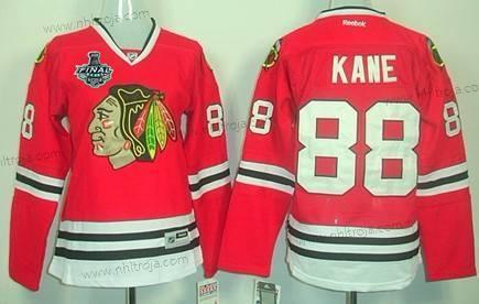 Dam Chicago Blackhawks #88 Patrick Kane 2015 Stanley Cup Röd Tröjor