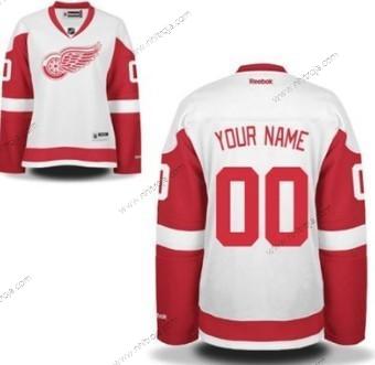 Dam Detroit Red Wings Skräddarsydda Vit Tröjor