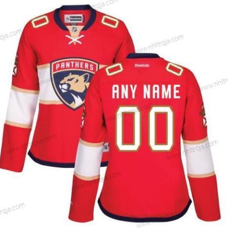 Dam Florida Panthers Skräddarsydda Reebok Röd Premier Hemma Tröjor