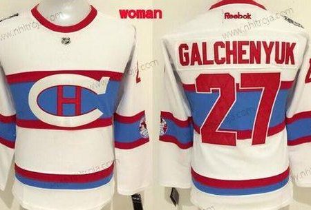 Dam Montreal Canadiens #11 Brendan Gallagher Reebok Vit 2016 Vinter Klassisk Premier Tröjor