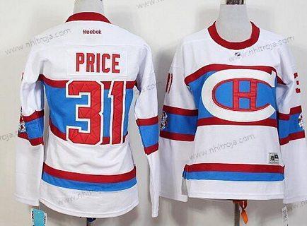 Dam Montreal Canadiens #31 Carey Price Reebok Vit 2016 Vinter Klassisk Premier Tröjor