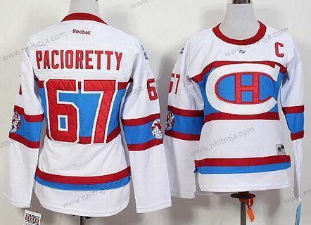 Dam Montreal Canadiens #67 Max Pacioretty Reebok Vit 2016 Vinter Klassisk Premier Tröjor