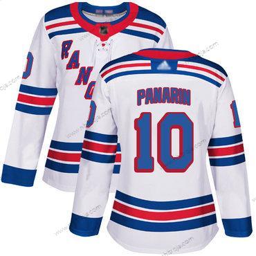 Dam New York Rangers #10 Artemi Panarin Vit Road Autentisk Stitched Hockey Tröjor