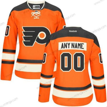 Dam Philadelphia Flyers Skräddarsydda Orange Alternativ Stitched NHL Reebok Hockey Tröjor