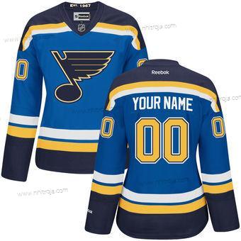 Dam St. Louis Blues Skräddarsydda Blå Premier Reebok NHL Tröjor