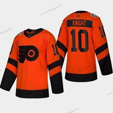 Herrar #10 Corban Knight Philadelphia Flyers Coors 2019 Stadium Series Orange Autentisk Tröjor