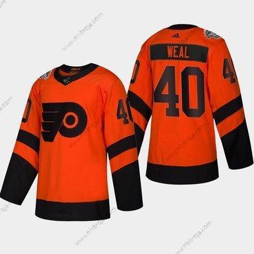 Herrar #40 Jordan Weal Philadelphia Flyers Coors 2019 Stadium Series Orange Autentisk Tröjor