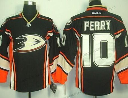 Herrar Anaheim Ducks #10 Corey Perry Svart Tredje tröjan Tröjor