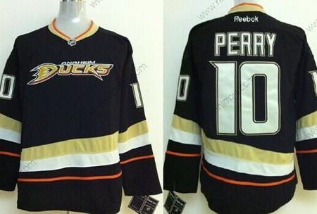 Herrar Anaheim Ducks #10 Corey Perry Svart Tröjor